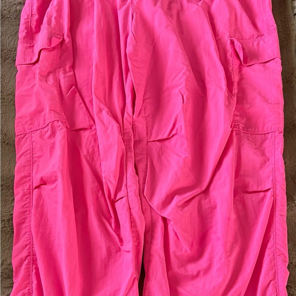 Bright Pink Cargo Pants